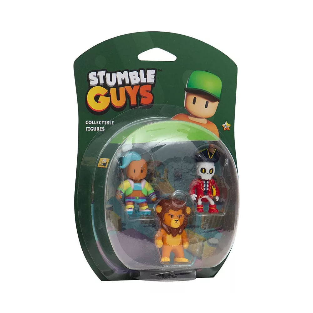 Stumble Guys Blister con tres figuras de 5,50cm SG2020
