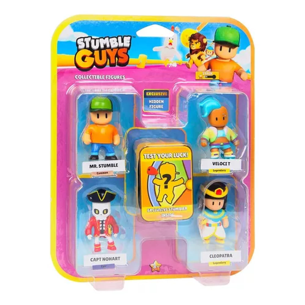 Stumble Guys Blister con cinco figuras de 5,50cm SG2040