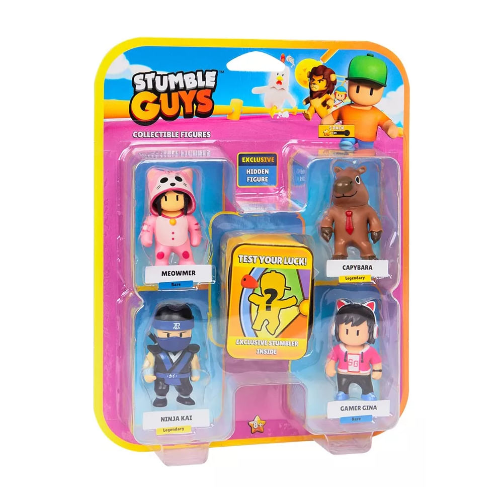 Stumble Guys Blister con cinco figuras de 5,50cm SG2040