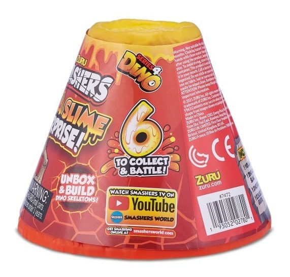 Smashers Volcán Sorpresa Lava Slime Serie 4 7472tq1