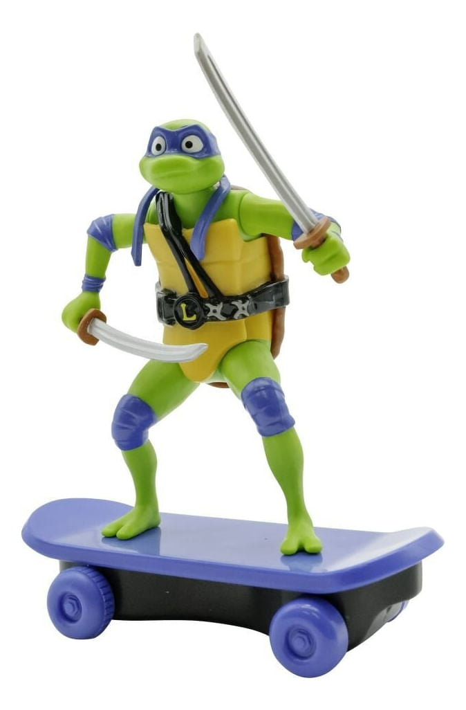 Tortugas Ninja Figura 12 Cm Con Skate Pull Back 71055