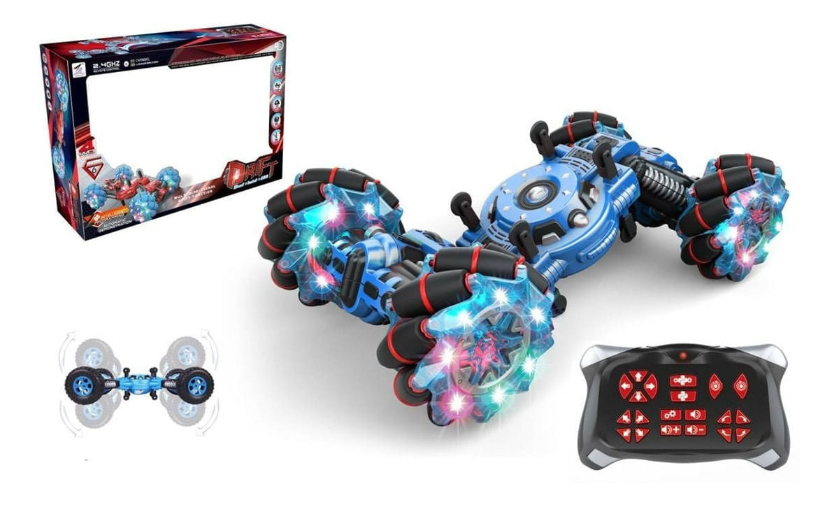 Auto Drift Flexible Acrobático Con Luz R/c 1:10 Zg-c1253 Ns