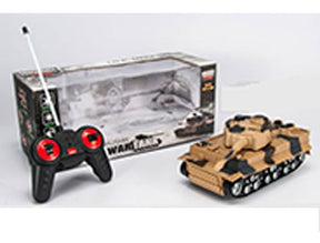 Tanque De Guerra R/c 1:32 Con Luz Y Música 4 Ch 1323786