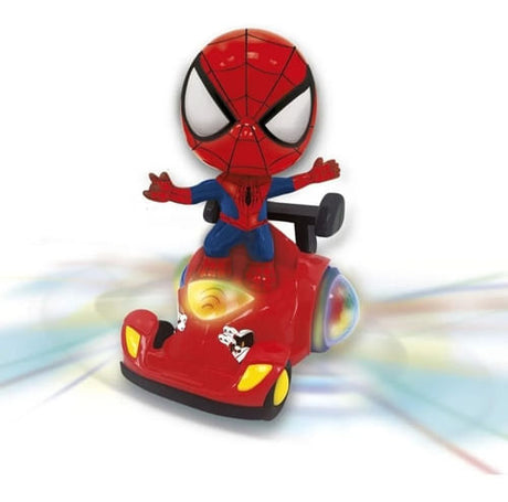 Spiderman Super Car Con Luz Y Movimiento 2456 Ditoys