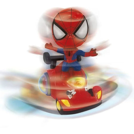 Spiderman Super Car Con Luz Y Movimiento 2456 Ditoys