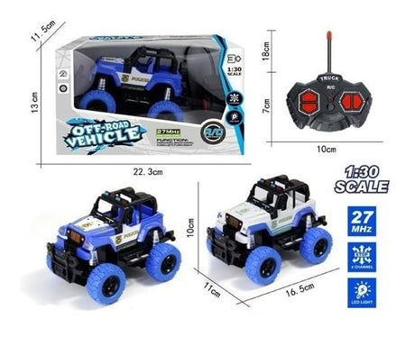 Camioneta R/c Con Luz 4ch 1:30 2028349 Shine
