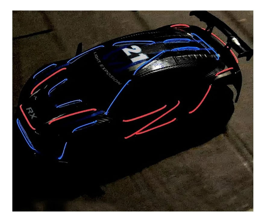 Auto Neon Monster Furius Racing Rc Sports 1:10 025891 Ns
