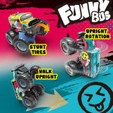 Camion Monstruo Funny Bus Graffiti Dancing Swing R/c 024442 Azul