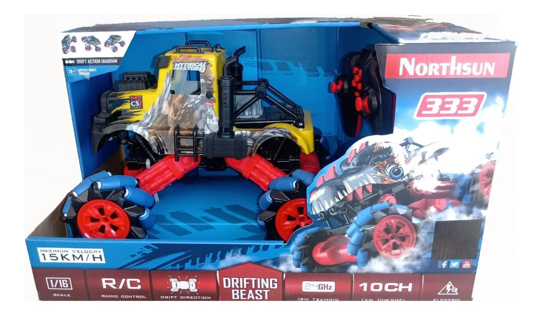 Camioneta Monster Drifting Beast R/c 024427 Ns