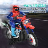 Moto R/c Spray Motorcycle 1:10 024421 Northsun