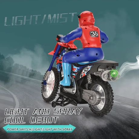 Moto R/c Spray Motorcycle 1:10 024421 Northsun