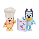 Bluey Pack de dos figuras con accesorios 13082