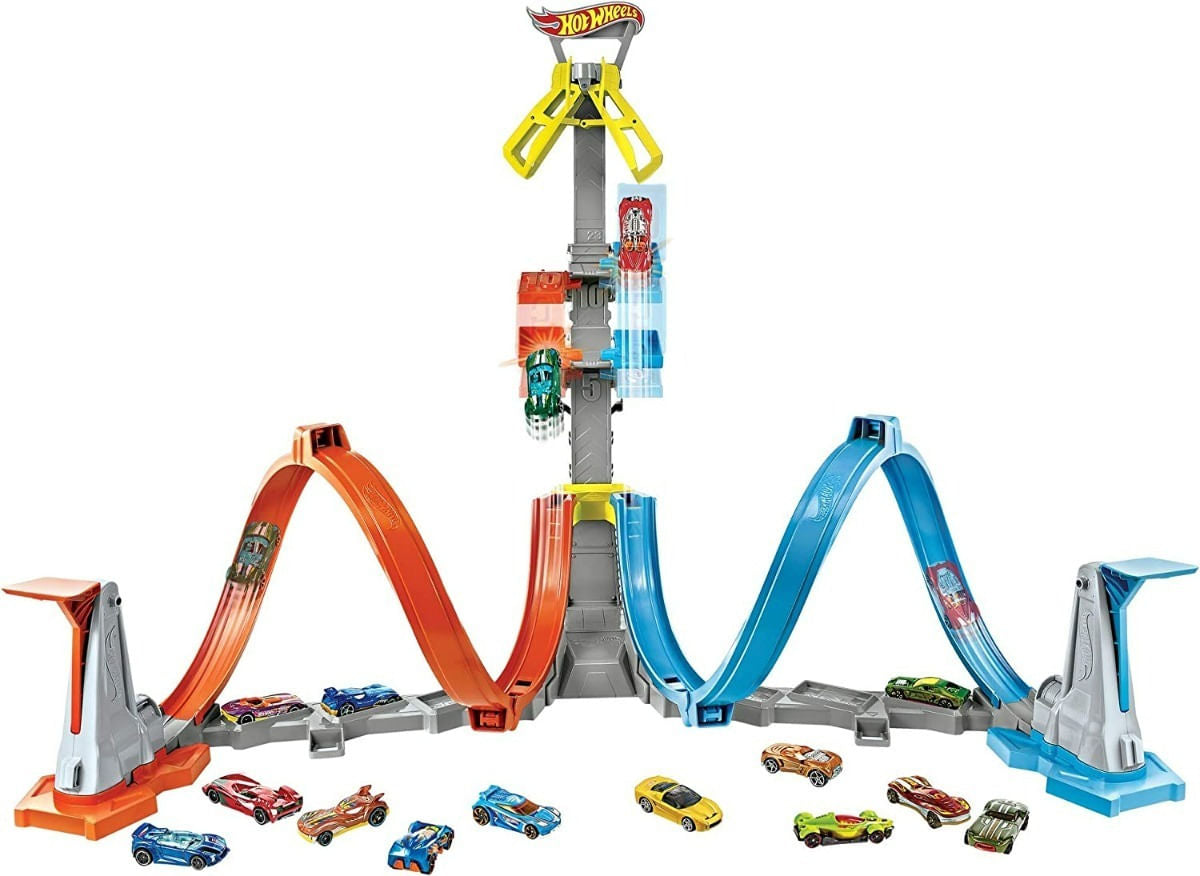 Hot Wheels Juego De Pistas Bucle Y Lanzamiento Grw39 Mattel