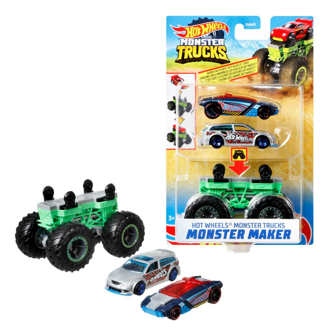 Hot Wheels Monster Trucks Monster Maker Gww13 Mattel