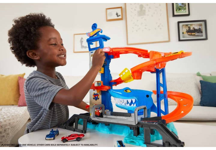 Hot Wheels City Mordisco Del Tiburón Hdp06 Mattel