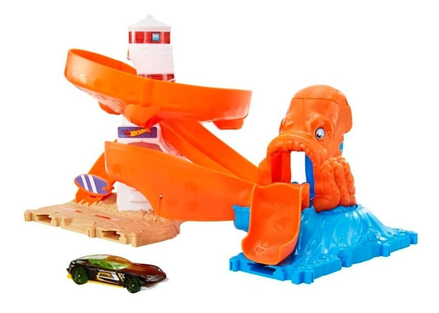 Hot Wheels City Octopus Invasion Attack Playset Hdr31 Mattel