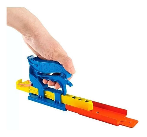 Hot Wheels Lanzador De Bolsillo Con Auto Fth84