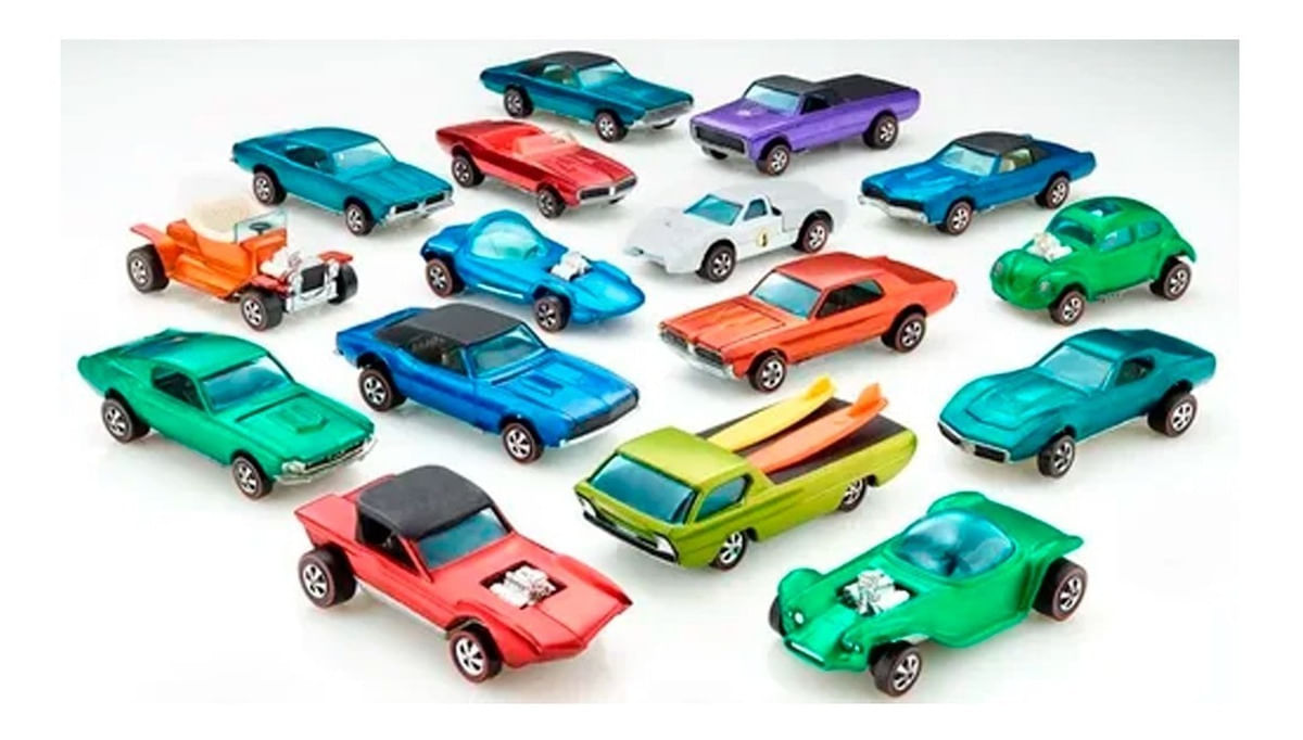 Hot Wheels Pack X10 Autos Individuales Surtidos Mattel