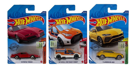 Hot Wheels Pack X3 Autos Individuales Surtidos Mattel