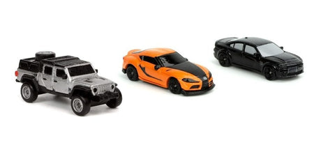 Set Nano Autos Diecast 1:65 Rapidos Y Furiosos 32481 Jada