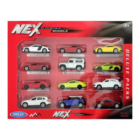 Welly 1:60 12 Piezas Rueda Libre 52020-12SG (B) (C)