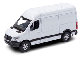 Welly 1:34 Mercedes Benz Sprinter Panel Van Blanca 43730cw