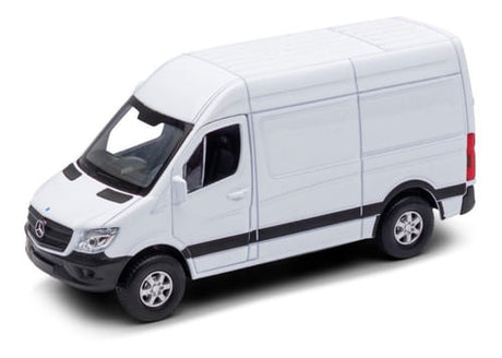 Welly 1:34 Mercedes Benz Sprinter Panel Van Blanca 43730cw