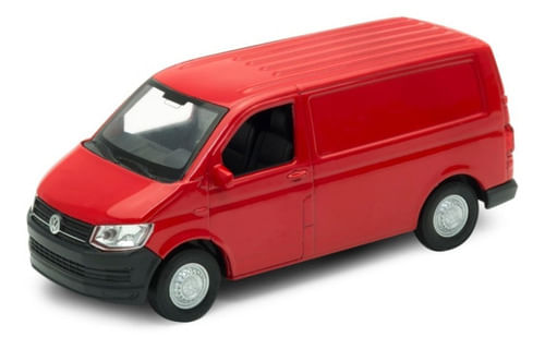 Welly 1:34 Volkswagen Transporter T6 Van Rojo 43762cw