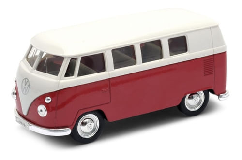 Welly 1:34 Volkswagen 1963 Bus T1 Rojo 49764cw