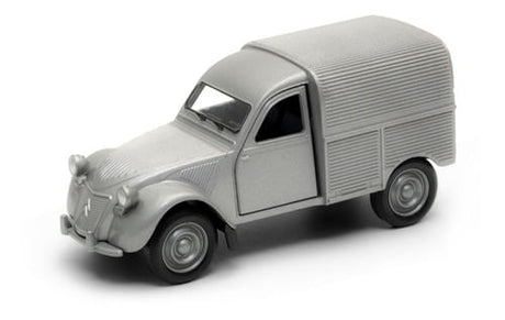 Welly 1:34 Citroen 2cv Furgoneta Gris Plata 43769cw
