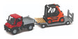 Welly Mercedes Benz Camión Tractor Trailler Rojo 32380f-2g