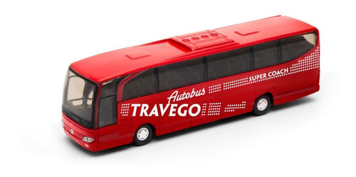Welly 1:64 Mercedes Benz Travego Rojo 52590w