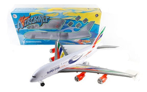 Avión A Pila con luz Y Sonido 47 Cm 1463243