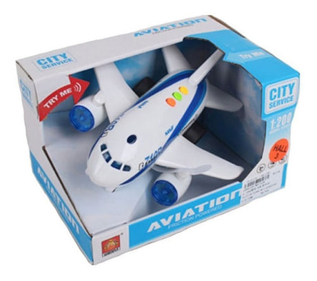 Avión A Fricción con luz Y Sonido 1694720