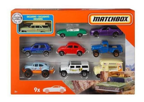 Matchbox Set X 9 Autos X7111 Mattel
