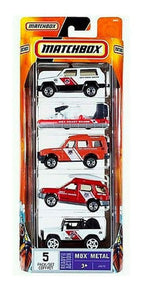 Matchbox Paquete X5 Autos Escala 1:64 C1817 Mod. Surtidos