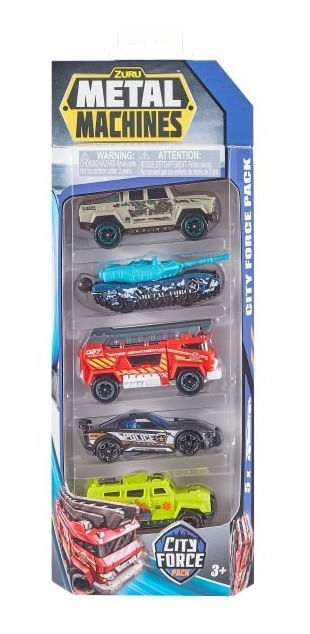 Metal Machines City Pack X 5 Autos Serie 2 6767