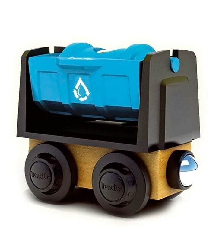 Trencity Vagón Porta Container De Madera