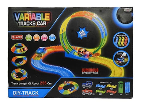 Pista Flexible 116 Pcs Con 1 Auto Luminoso 1728493