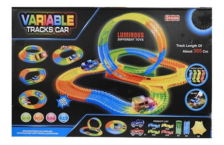 Pista Flexible 130 Pcs Con 1 Auto Luminoso 1728496