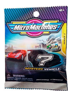 Vehículo Mini Micro Machines Pack X 1 Auto Sorpresa 86107
