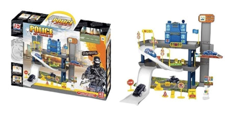 Set Pista Estacionamiento De Policia Shine 1996485