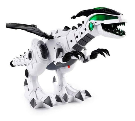 Dinofire Xl Dinosaurio Robot Lanza Vapor Luz Sonido Ik0021