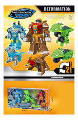 Dinobot Set X 3 Robots Dinosaurios Transformables 2356773