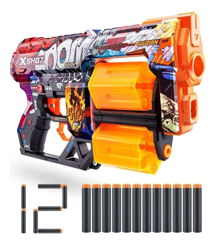 Zuru X-shot Skins Dread Con 12 Dardos 7299 36517