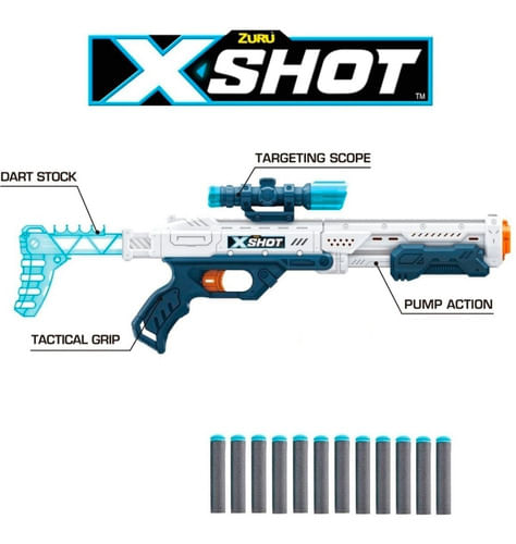X-shot Mk3 Hawk Eye Excel Escopeta Con Dardos 5762 1186