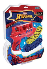 Pistola Lanza Discos Spiderman Shotter Disc 18 Discos 2363