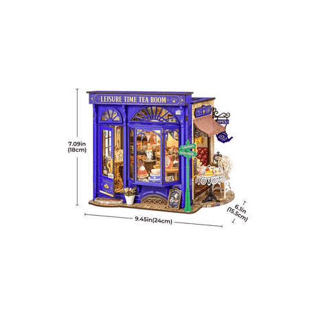 Robotime Puzzle Salon De Te Tiempo Libre Dg171