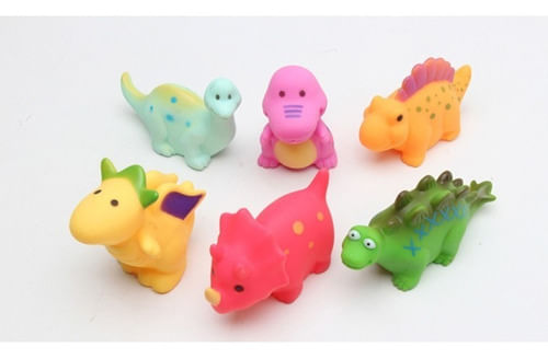 Juego Para El Baño Dinosaurios Blandos 6pcs 1584370