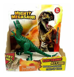 Mighty Megasaur Velociraptor con luz Y Sonido 16896